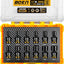 Juego llaves impacto 1/4 pulg acero CR-MO 6 puntos
