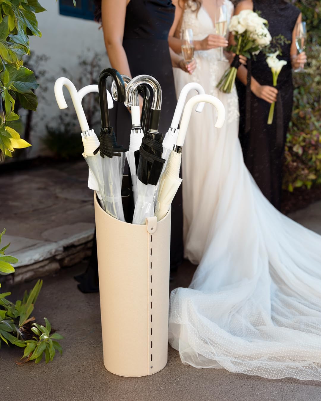 Paraguas burbujas transparente para bodas eventos