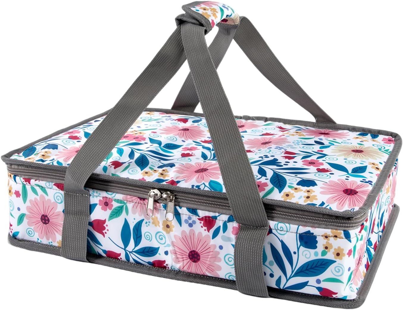 Cazuela aislada Pioneer Woman para cocina, fuente hornear 9x13, bolsa lasaña térmica para picnics y viajes