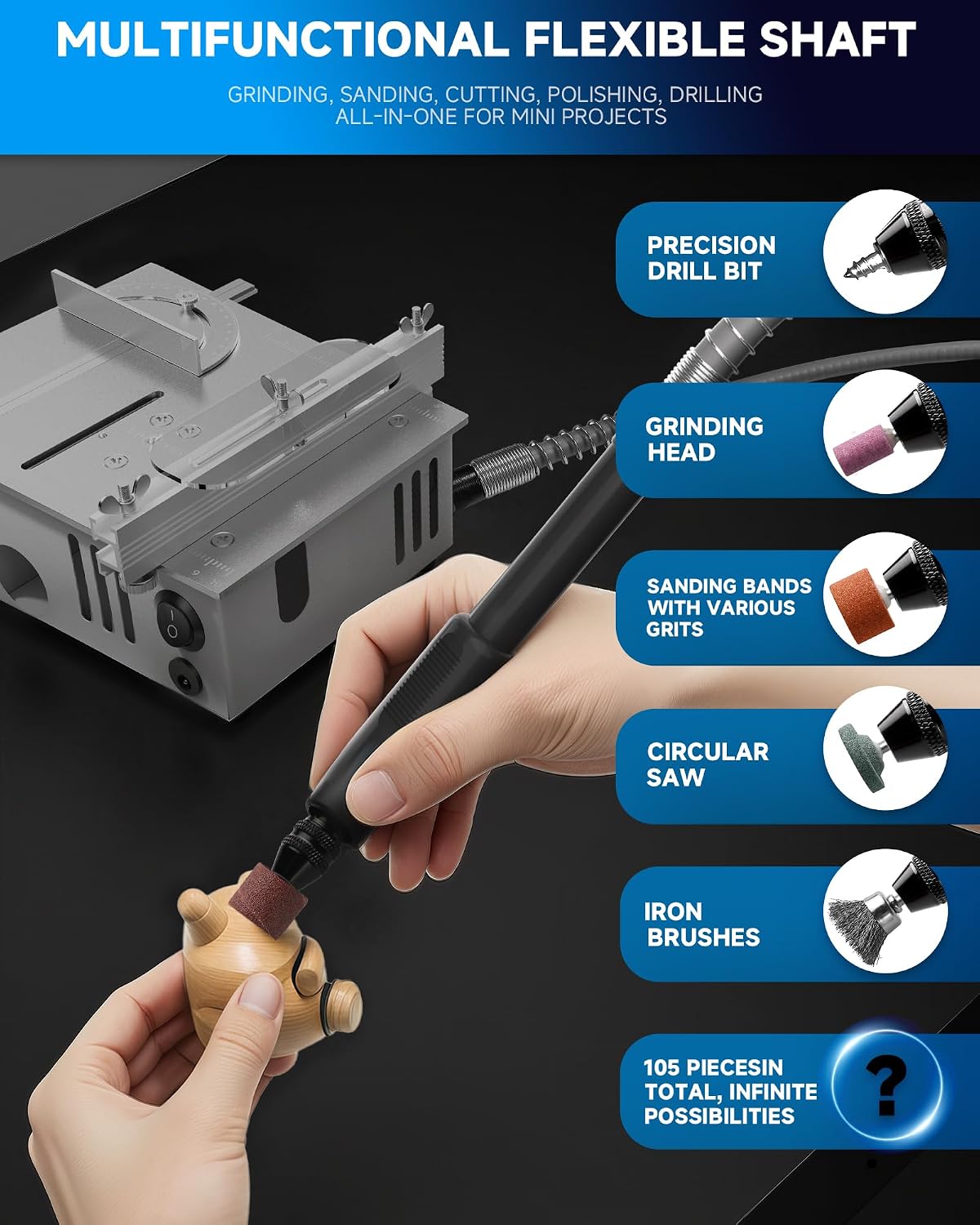 Sierra mesa mini multifuncional ajustable para manualidades