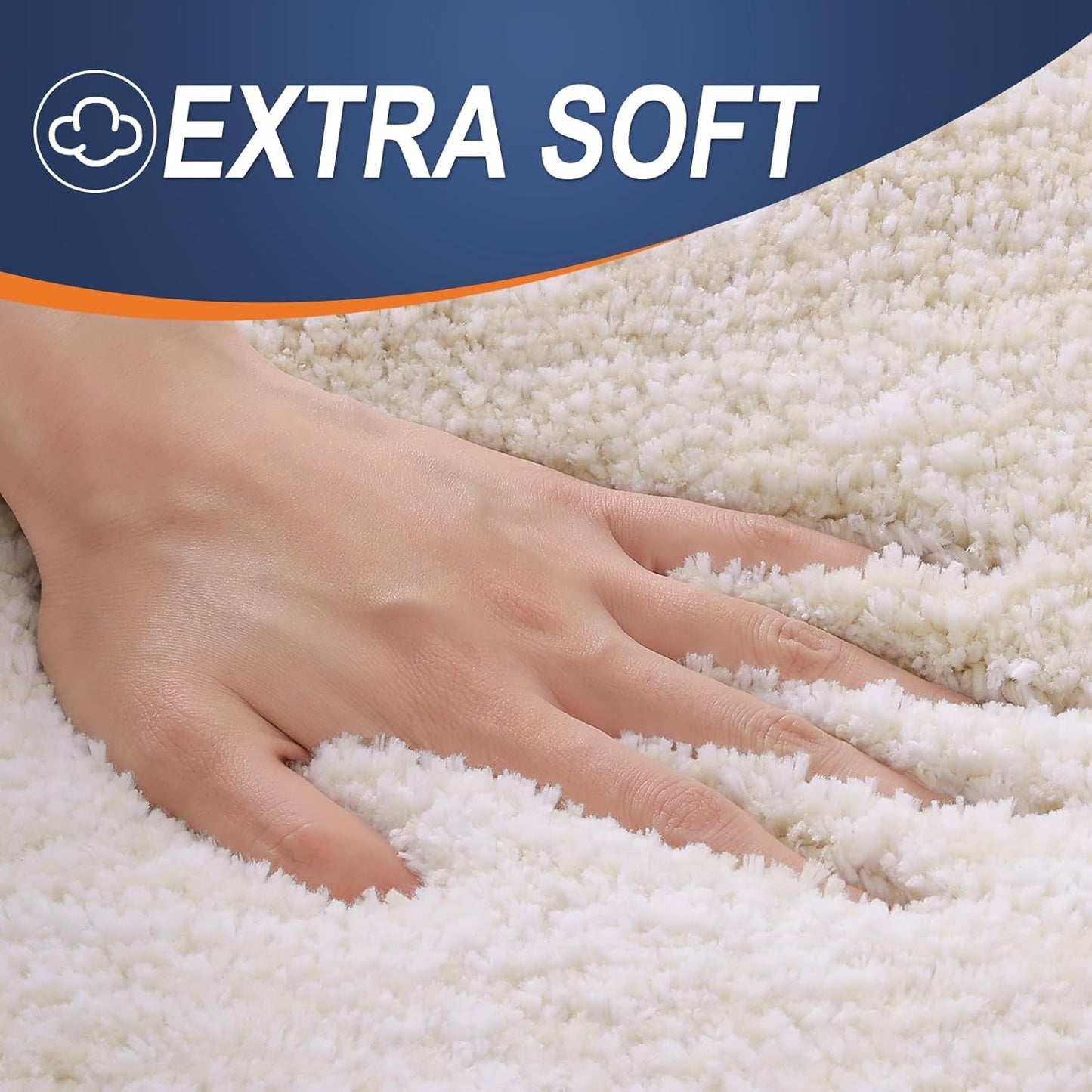 Tapete baño redondo 30pulg microfibra suave absorbente