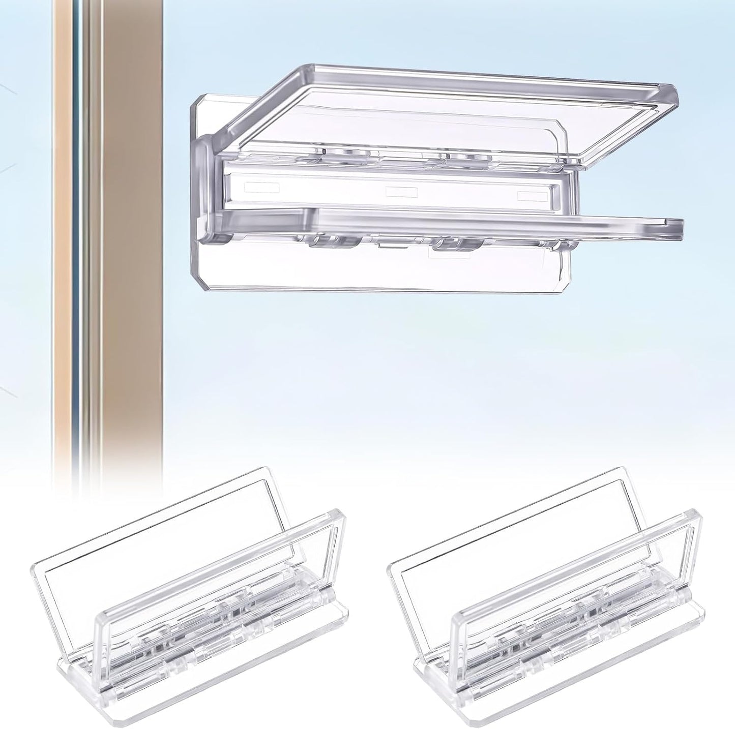 2 Cerraduras Puerta Corredera Vidrio Seguridad Niños
