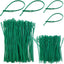 200 Lazos Ajustables para Plantas Color Verde Resistente