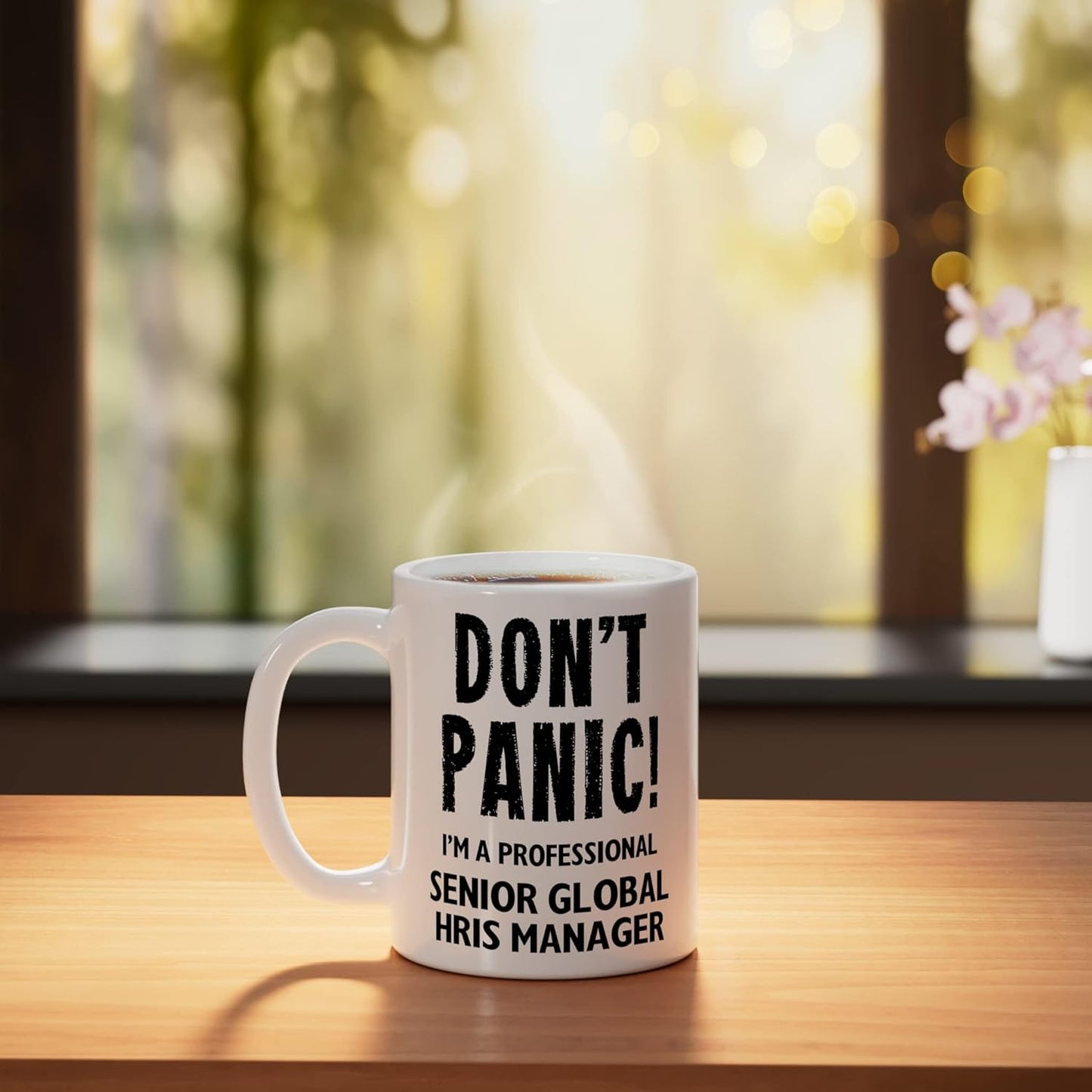 Taza Cerámica para Jefe de RRHH Blanco
