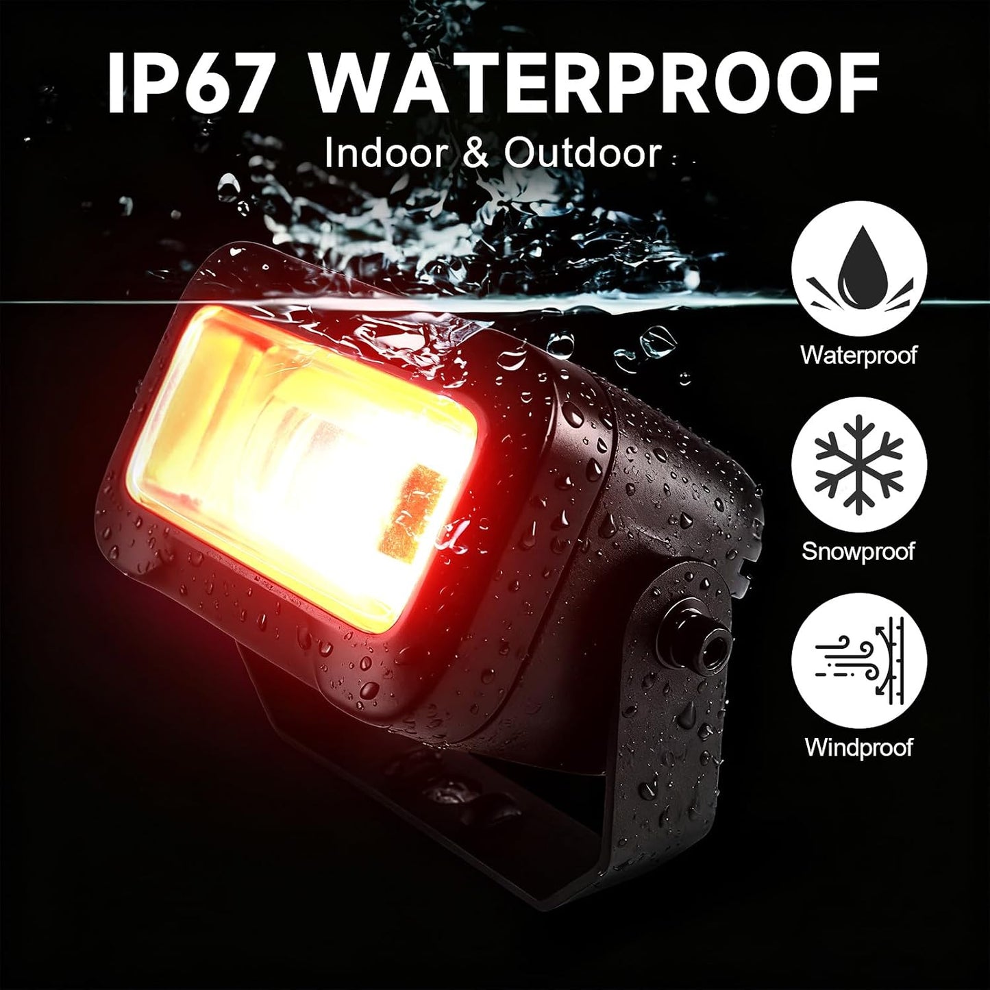 Luz seguridad carretilla elevadora W222 IP67 12-80V