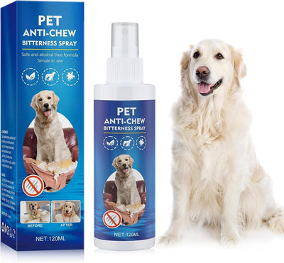 Spray antimasticable para perros 4.1oz manzana amarga uso interior