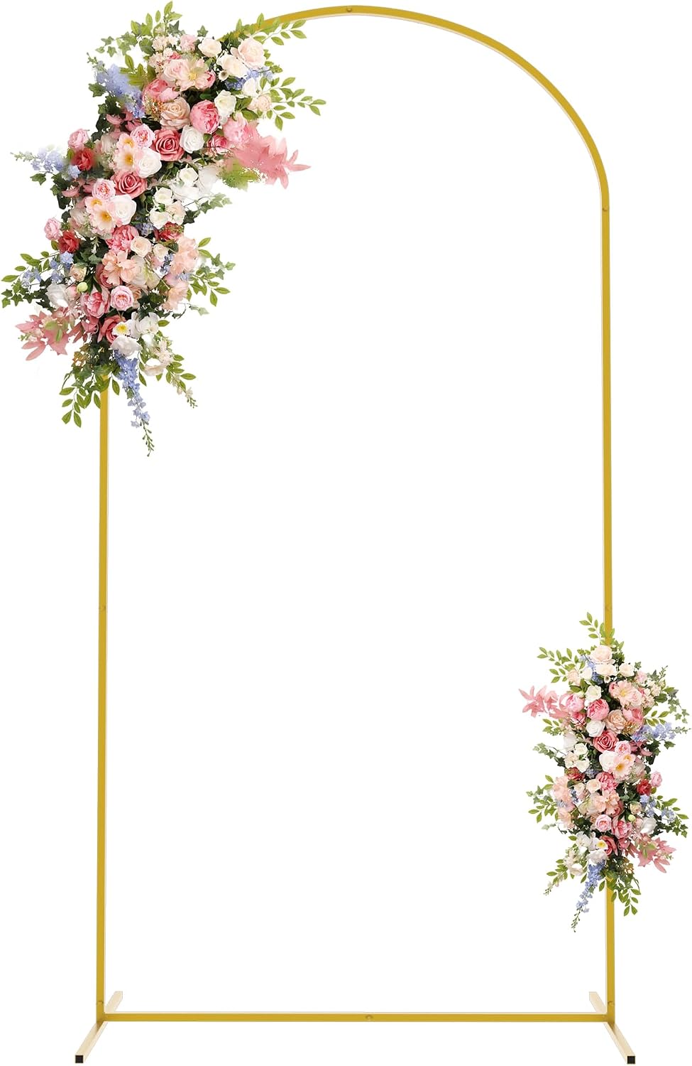 Soporte arco dorado 6.6ft para boda fiesta decoración