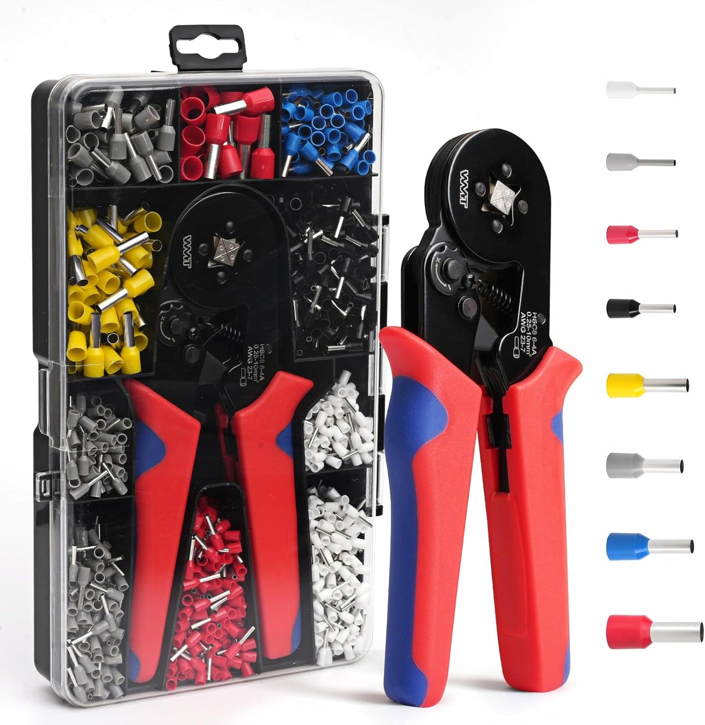 Kit herramientas crimpadoras AWG 23-7 1700 pzas