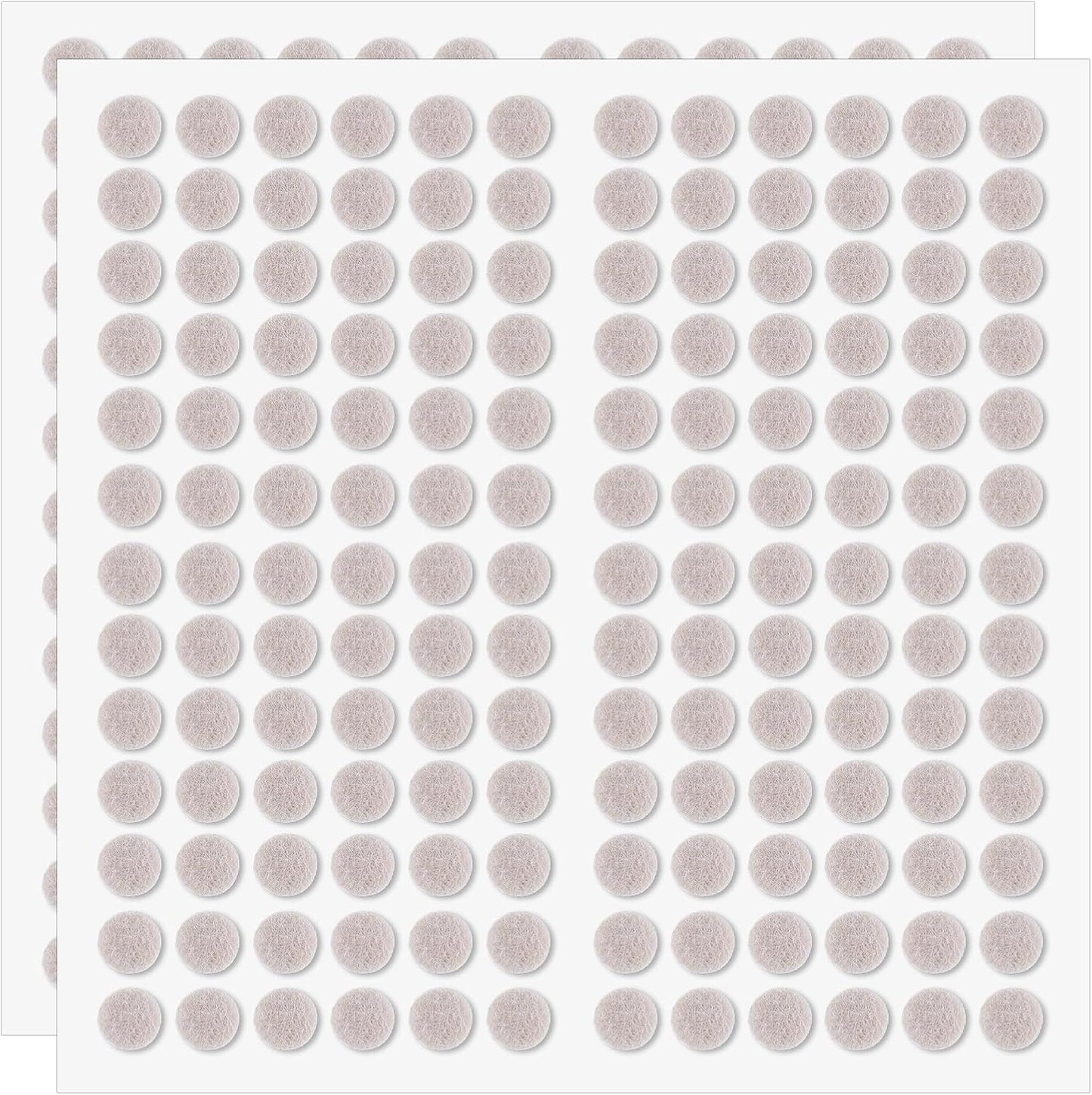 312 Pzas Puntos Felt 3/8pulg para Mesas y Muebles Khaki