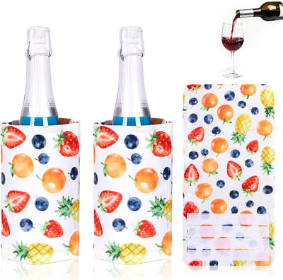 Enfriador de vino activo con funda para congelador 2 paquetes