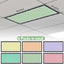 Cubierta luz fluorescente imanes filtro 2x4ft