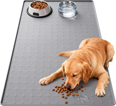 Tapete silicona 34x22pulg antideslizante para perros grandes