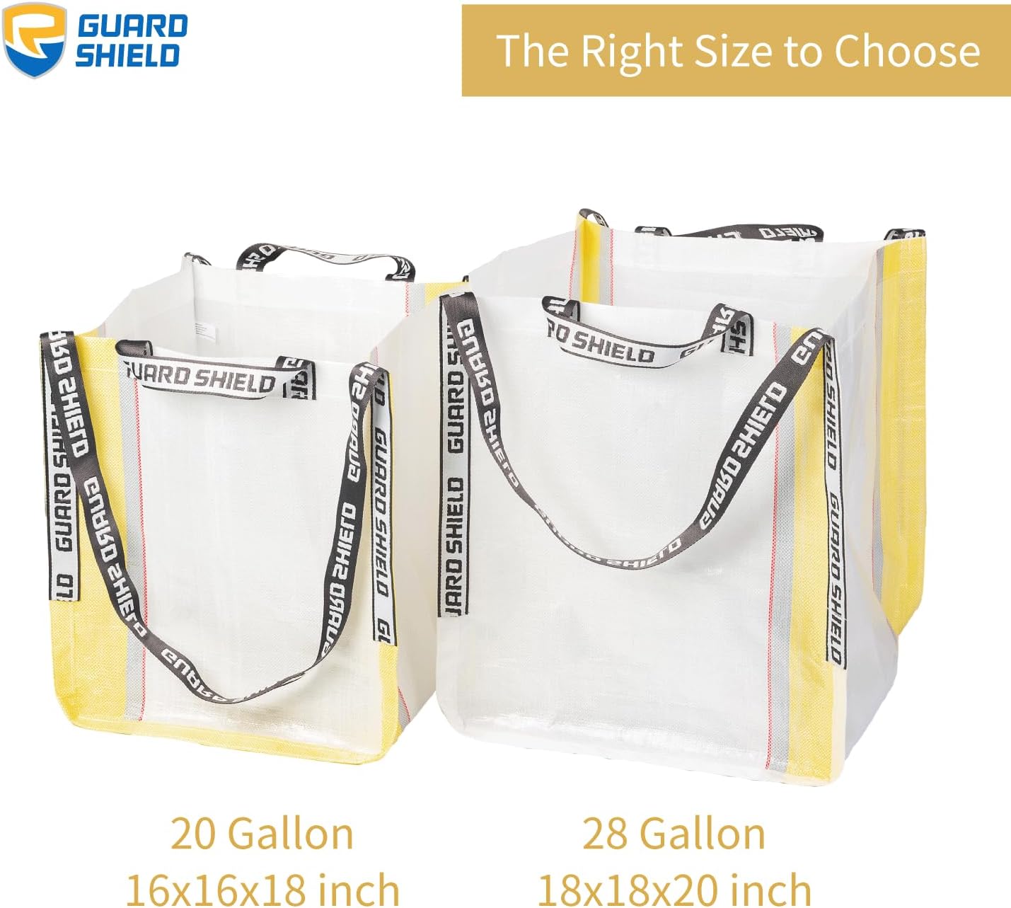 Bolsa de comestibles reutilizable extra grande con asas