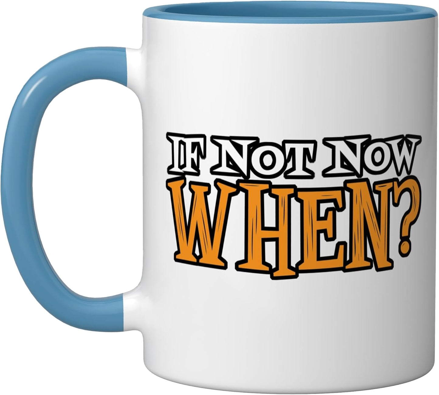 Taza Cerámica Azul/Blanco