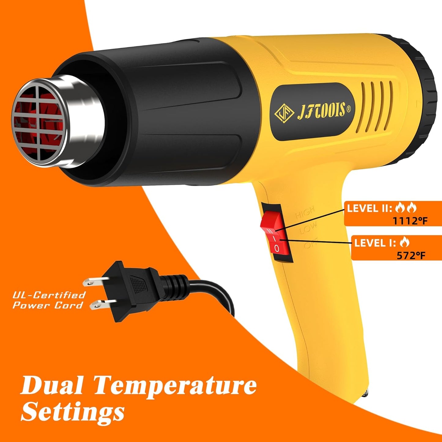 Set 4 Pzas Calor con Estuche Transporte Amarillo