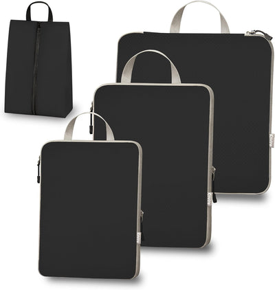 4 Pzas Bolsas Almacenamiento Rectangulares Poliéster Carbón