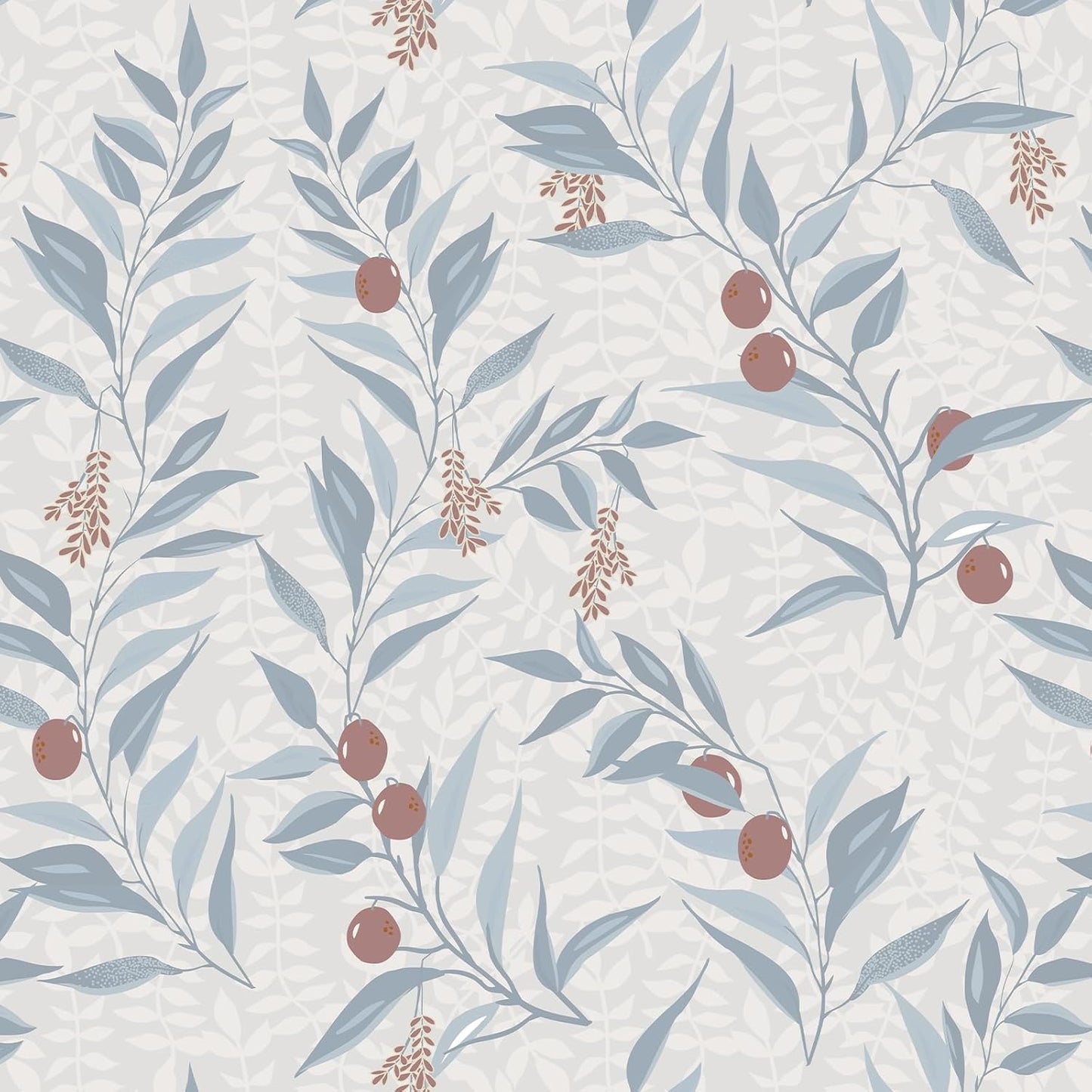 Papel tapiz bohemio botánico autoadhesivo extraíble