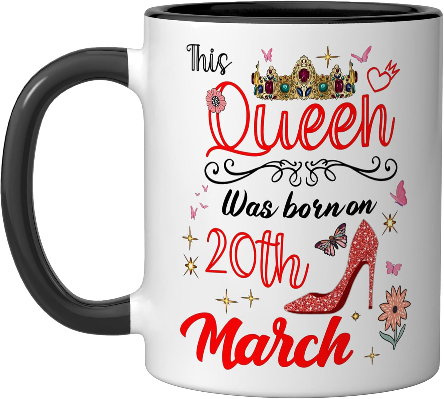 Taza cerámica para cumpleaños 20 de marzo