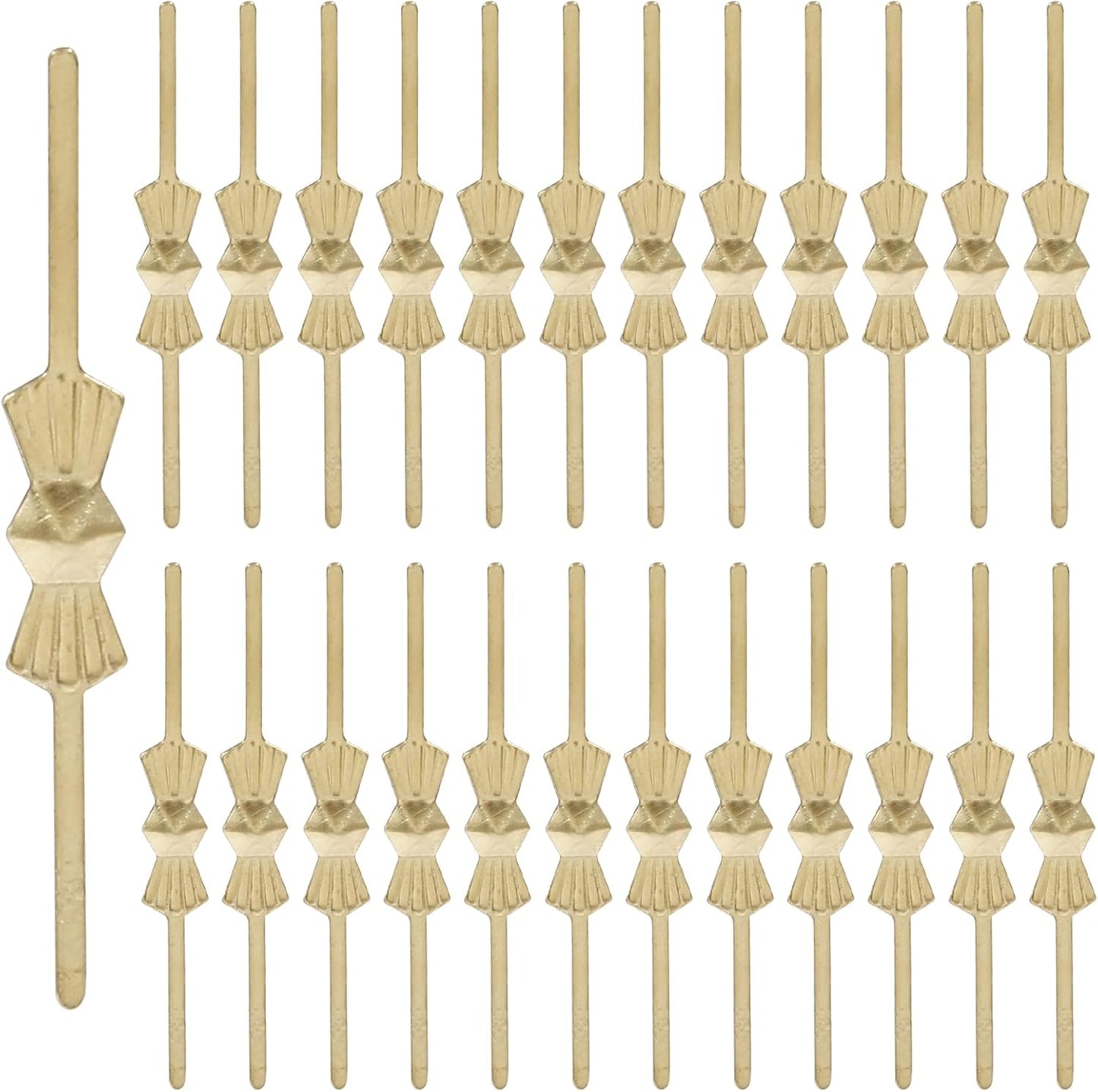 350 Pzas Conectores Araña Oro 33mm