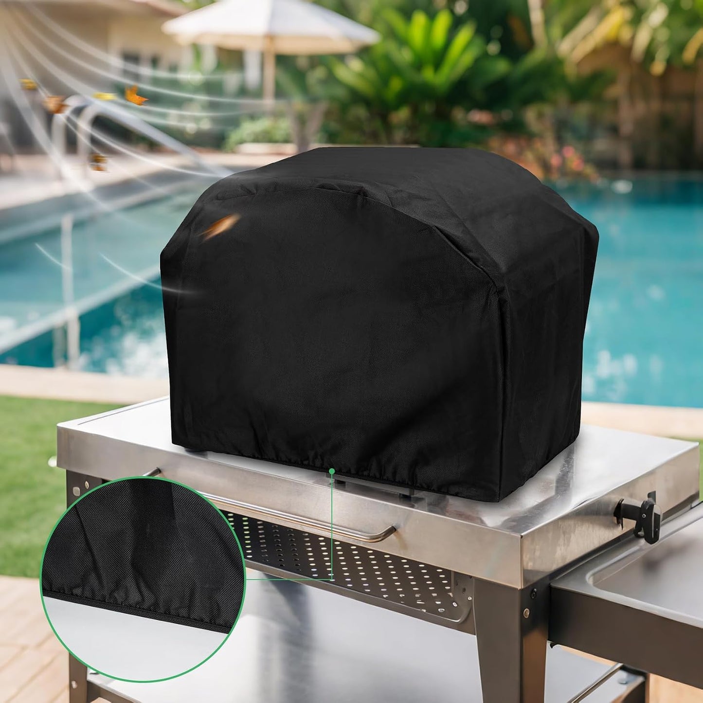 Cubierta para parrilla mesa Charbroil Bistro Pro 17.5x23pulg
