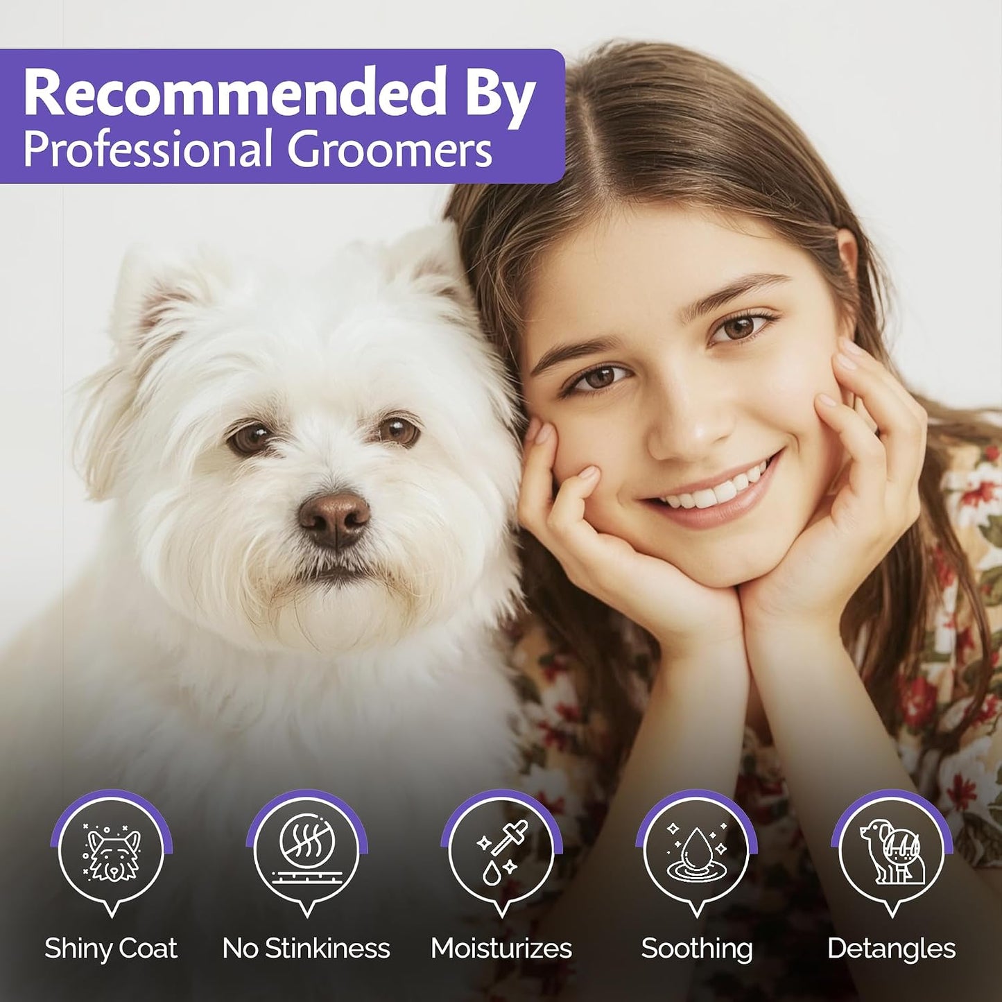 Champú acondicionador perros lavanda 1gal piel sensible