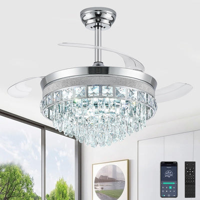 Ventilador techo 48pulg con luz LED 6 velocidades