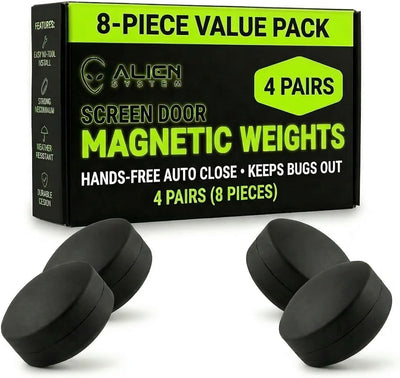 Pesos magnéticos puerta mosquitera 4 pzas silicón