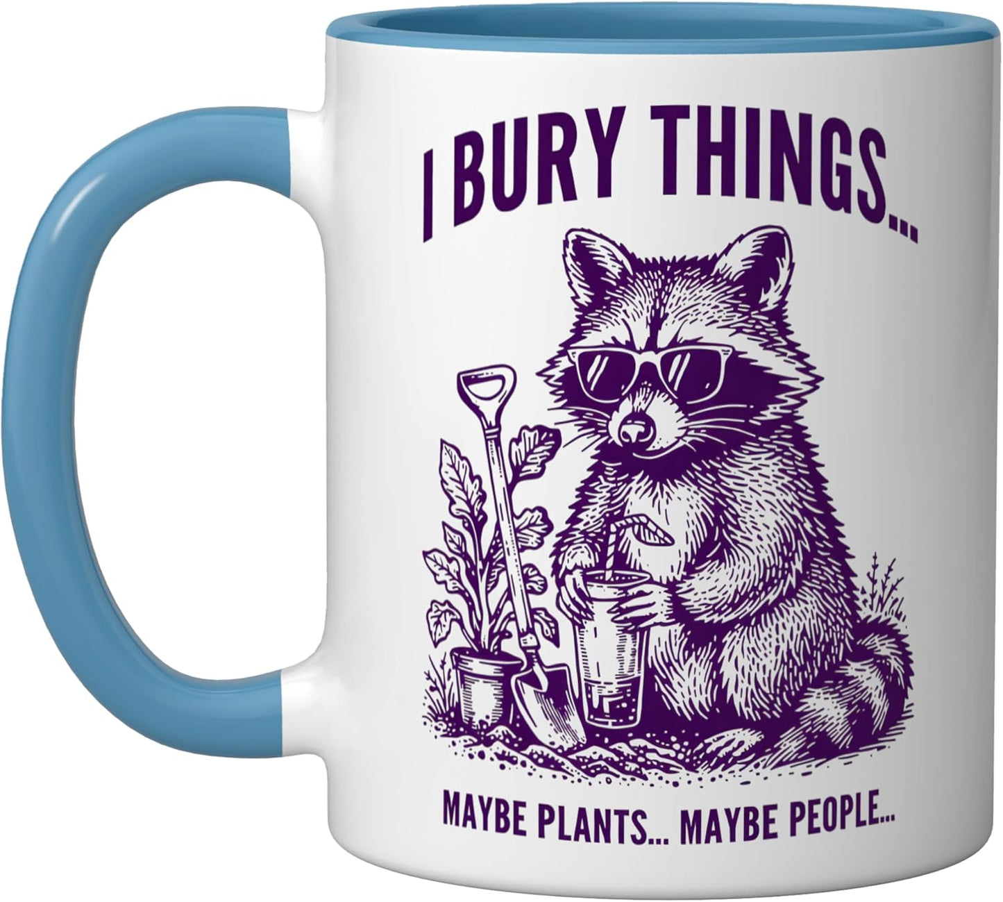 Taza Cerámica Ratoncito Azul/Blanco