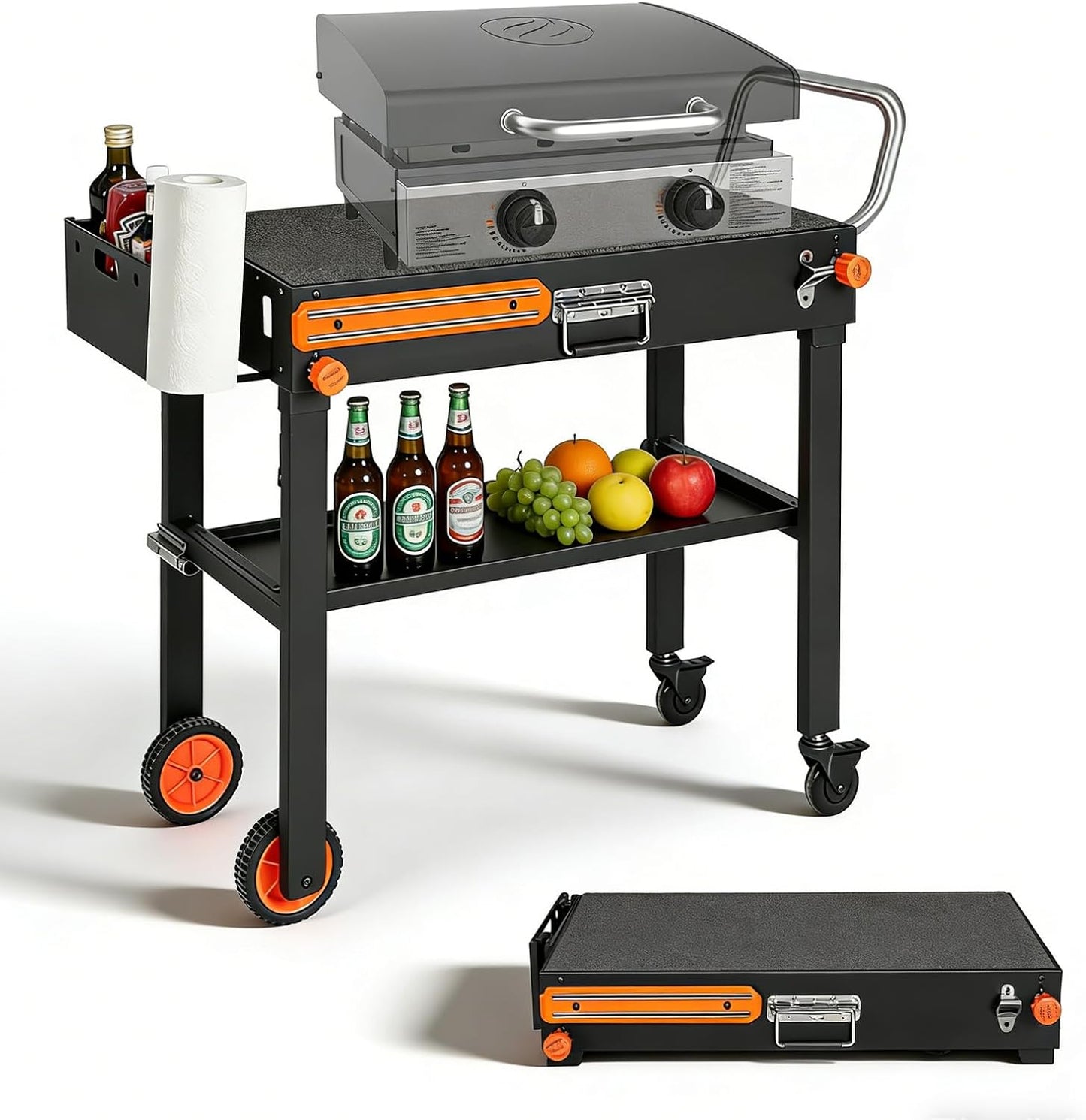 Carro plegable para parrilla Blackstone 17/22pulg resistente