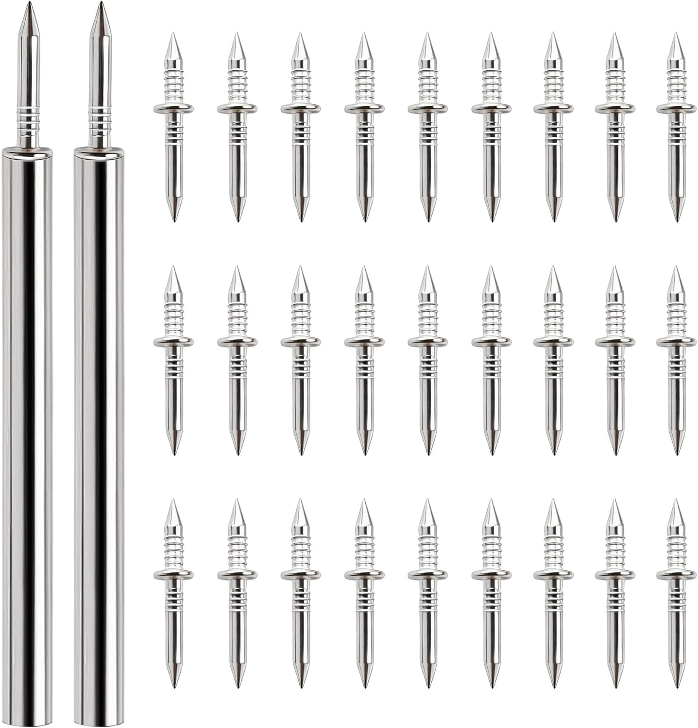 Kit 200 Clavos Doble Cara con Herramientas para Pisos Sin Marcas