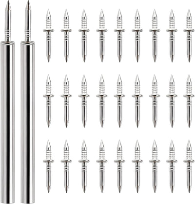 Kit 200 Clavos Doble Cara con Herramientas para Pisos Sin Marcas