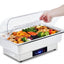 Charola Gastronómica 9qt Acero Inox con Tapa y Control Temp