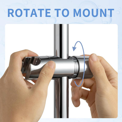 Soporte cabezal ducha ajustable 0.75-1pulg rotación 45grados