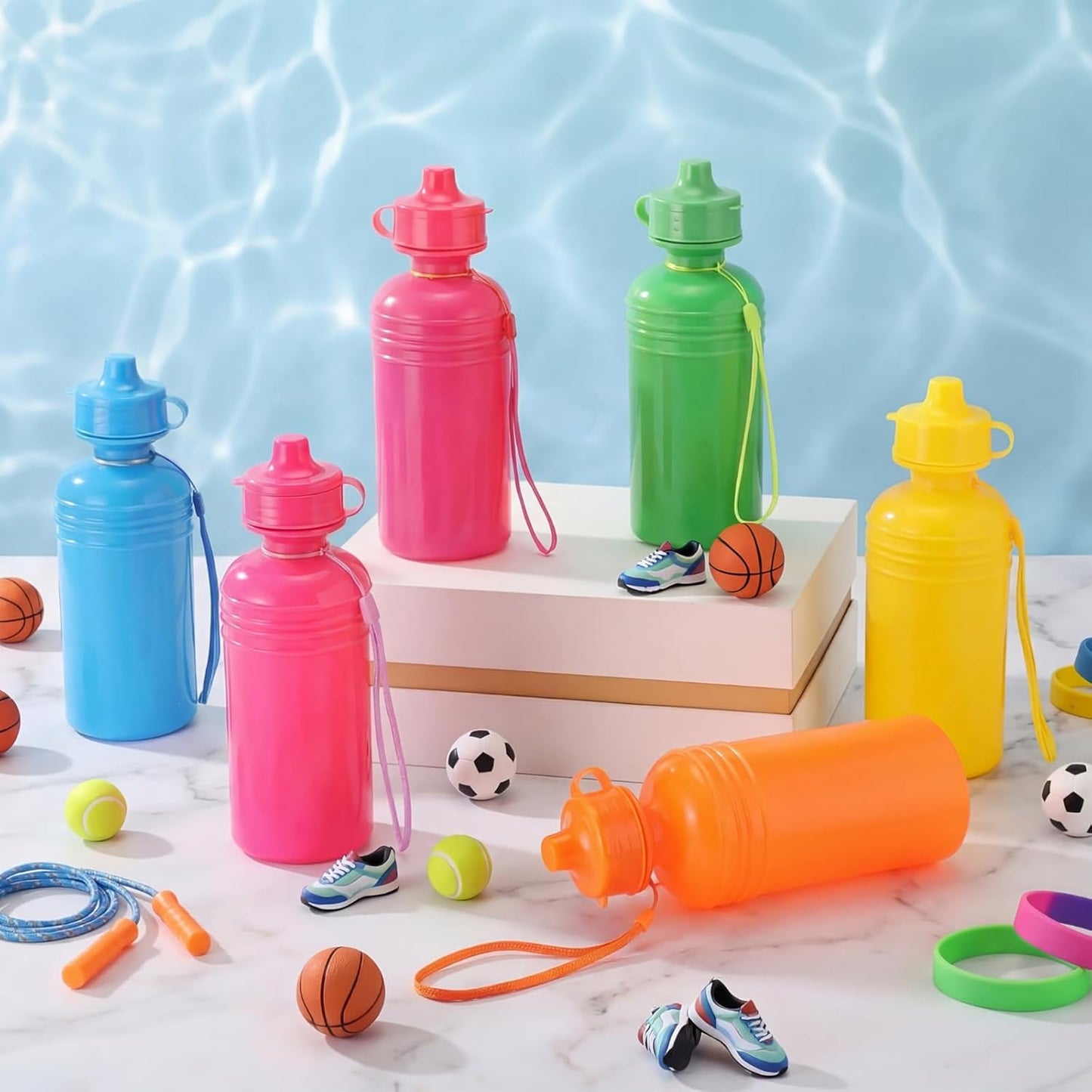 48 Pzas Botellas Agua Regalo Fin de Curso Verano