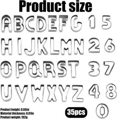 Juego de 35 piezas acero inoxidable para hornear golosinas y decoraciones navideñas