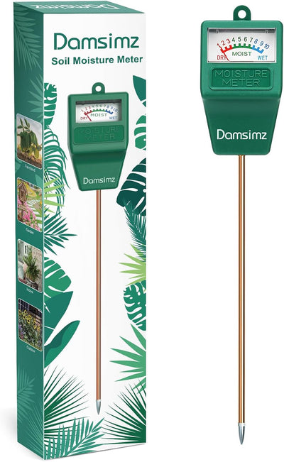 Medidor humedad suelo plantas sin batería jardinería