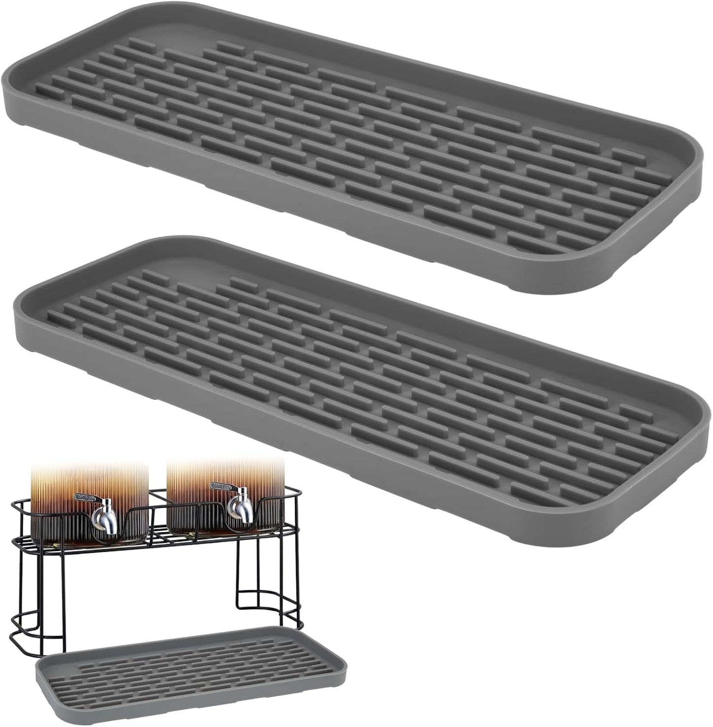 Bandeja goteo silicona para dispensador bebidas
