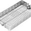 Cesta plana acero inox asador 5/16 3/8 1/2 pulg hexagonal