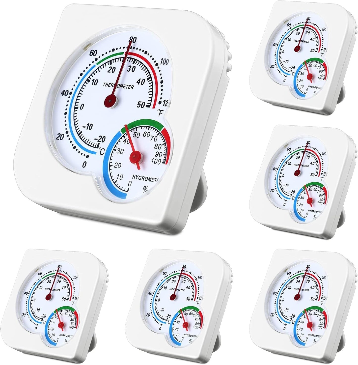 4 Pzas Termómetro Higrómetro Mini Hogar Cocina