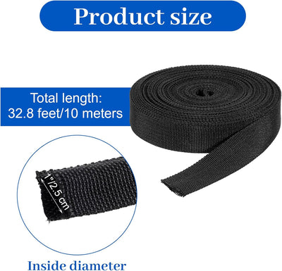 Funda manguera hidráulica 32.8pies 1pulg negro