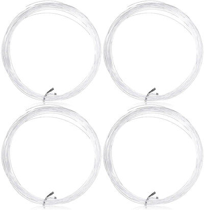 Cuerda alambre transparente 0.4x0.039 pulg para colgar decoraciones