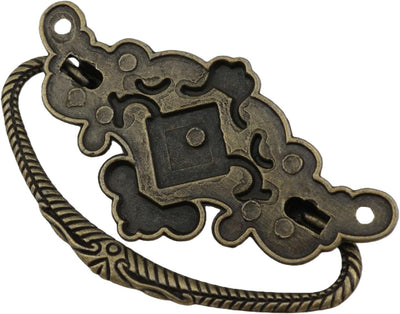Manijas bronce retro para cajones 2.8x1.7pulg