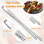 Pinzas de acero inoxidable coreano para parrilla de 11 pulgadas multiusos