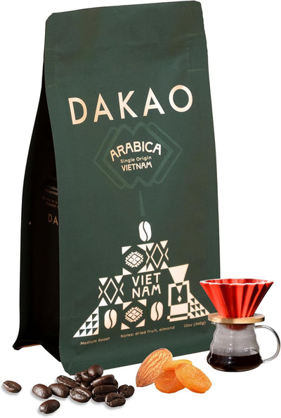 Café Arábica Vietnam Tostado Medio Lavado Grano Entero 12oz