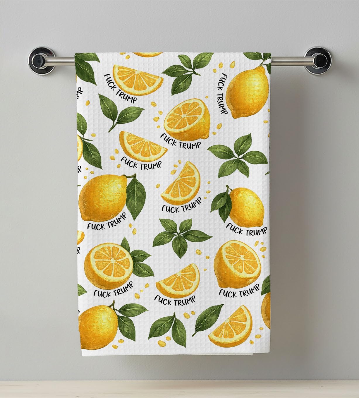 Toalla de cocina divertida de limón Lemon FCK