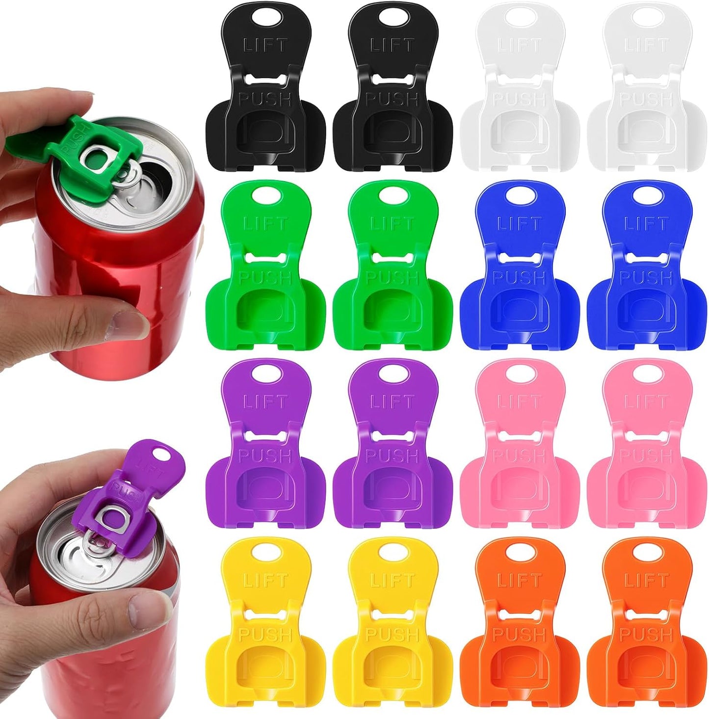 16 Pzas herramientas abrelatas refrescos tapas reutilizables