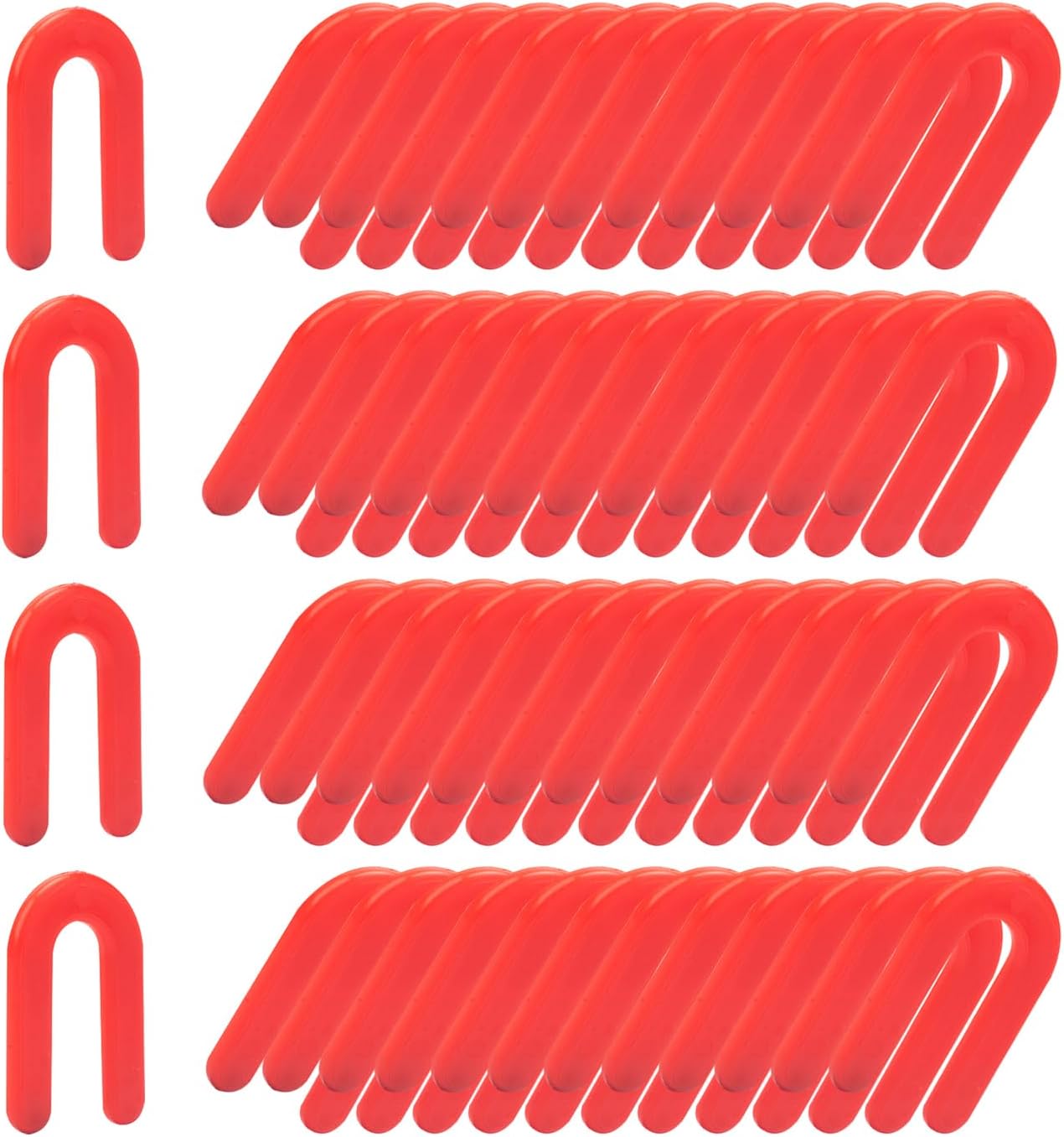 300 Pzas Cuñas Plástico Rojo 1/8pulg Espaciadores Azulejos