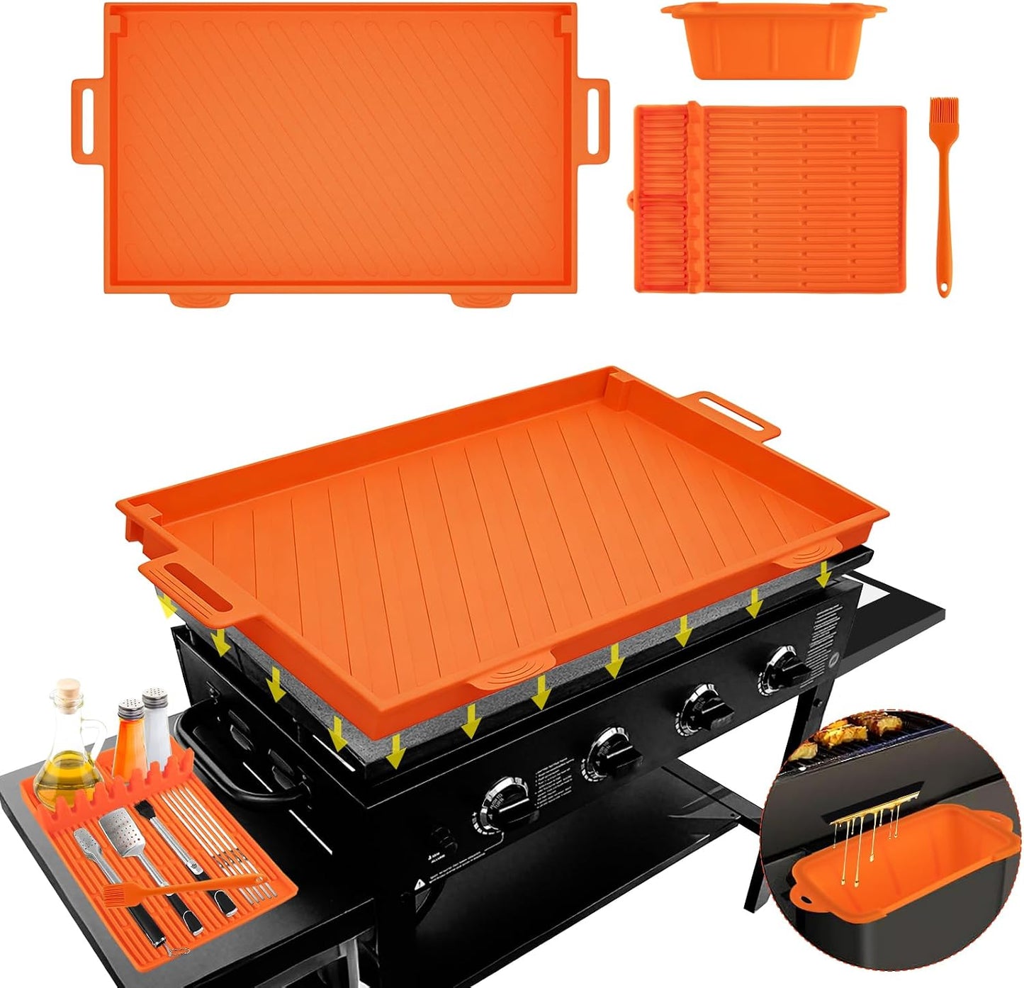 Funda silicona Blackstone 36pulg con espátula 16pulg