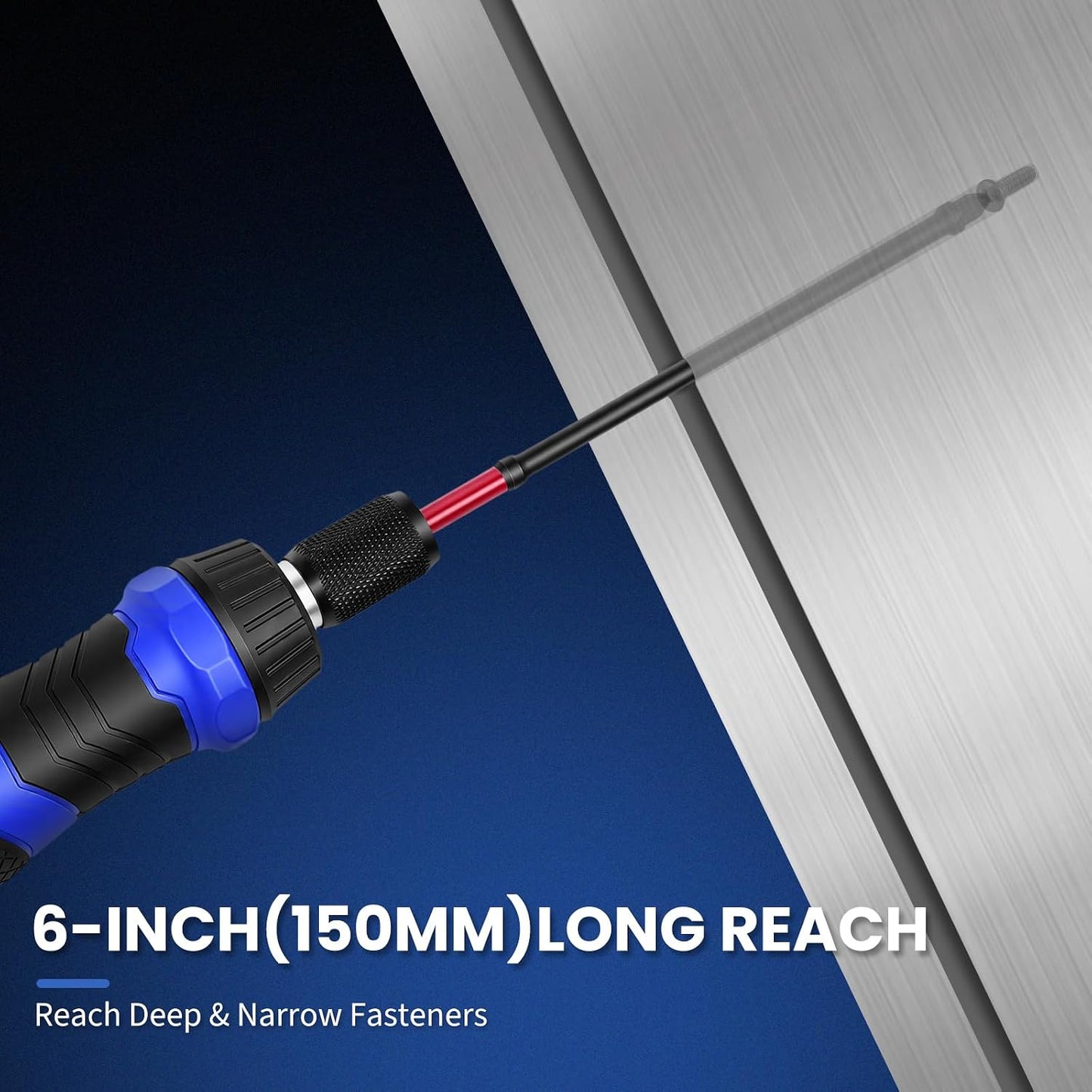 Set 63 Brocas Largo Alcance 6pulg Hex 1/4 S2 Torx Phillips