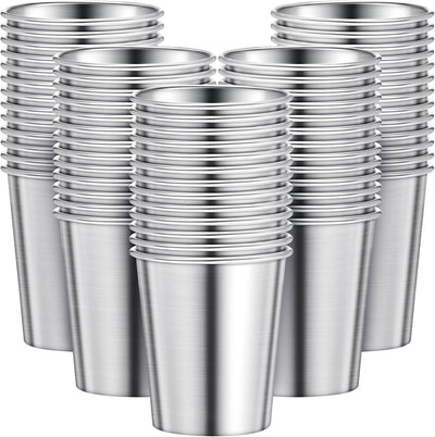 Vasos de acero inoxidable irrompibles Honeydak para julep de menta